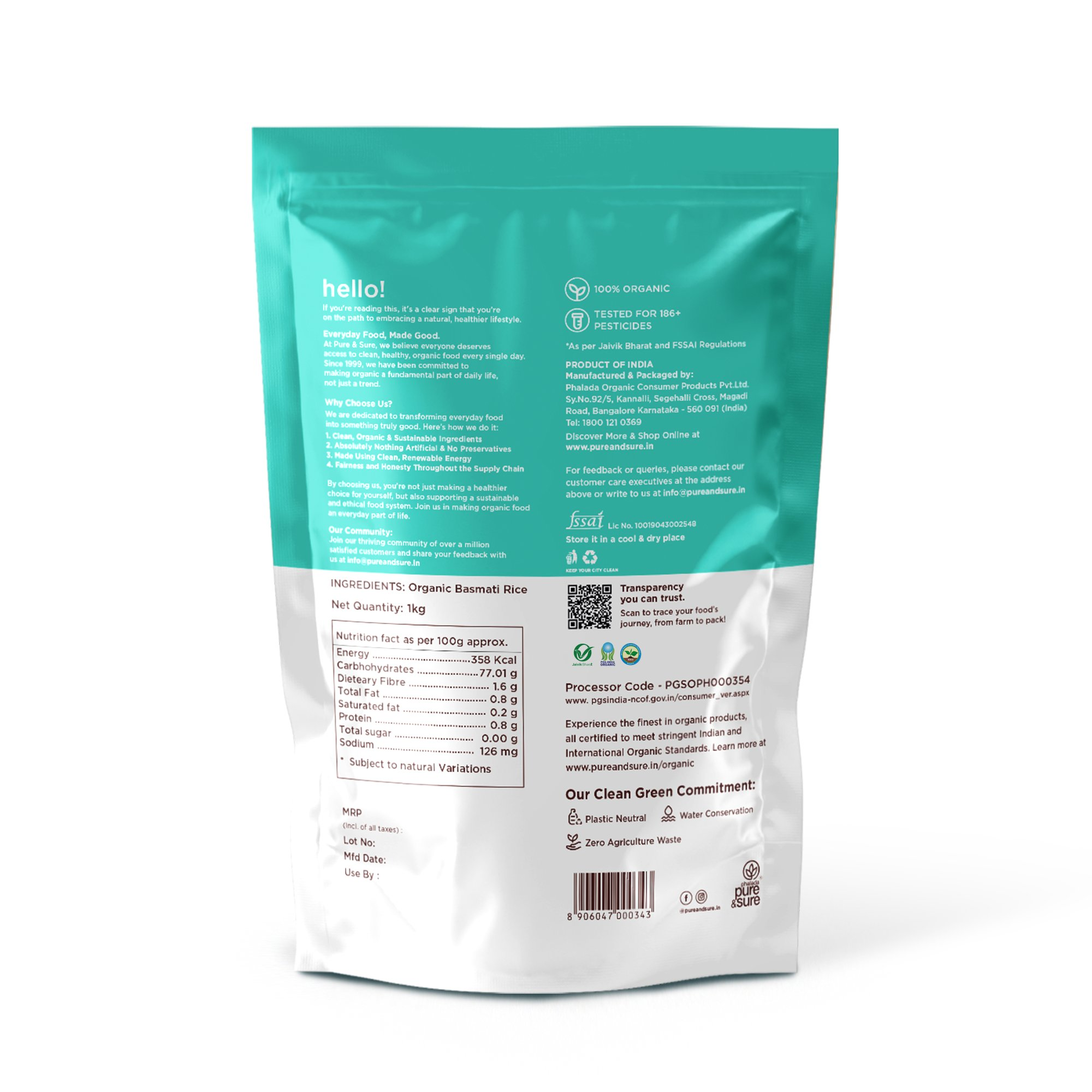 Pure & Sure Organic Basmati Rice