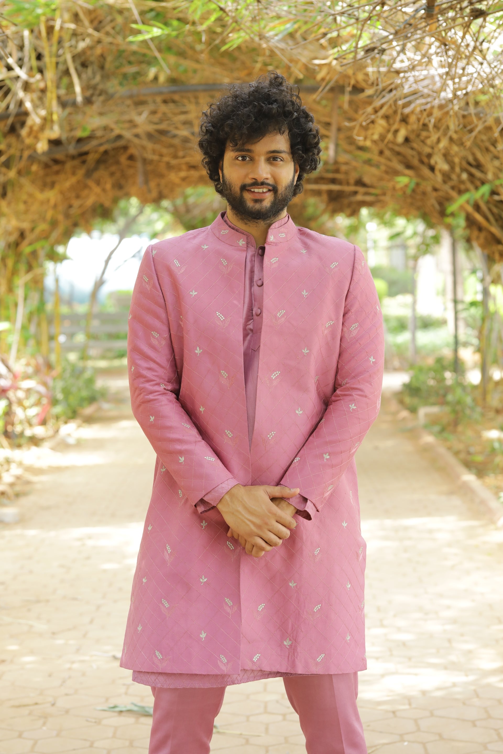 Frein Designer Kurta Jacket Set by Hilo Design | Grocsy