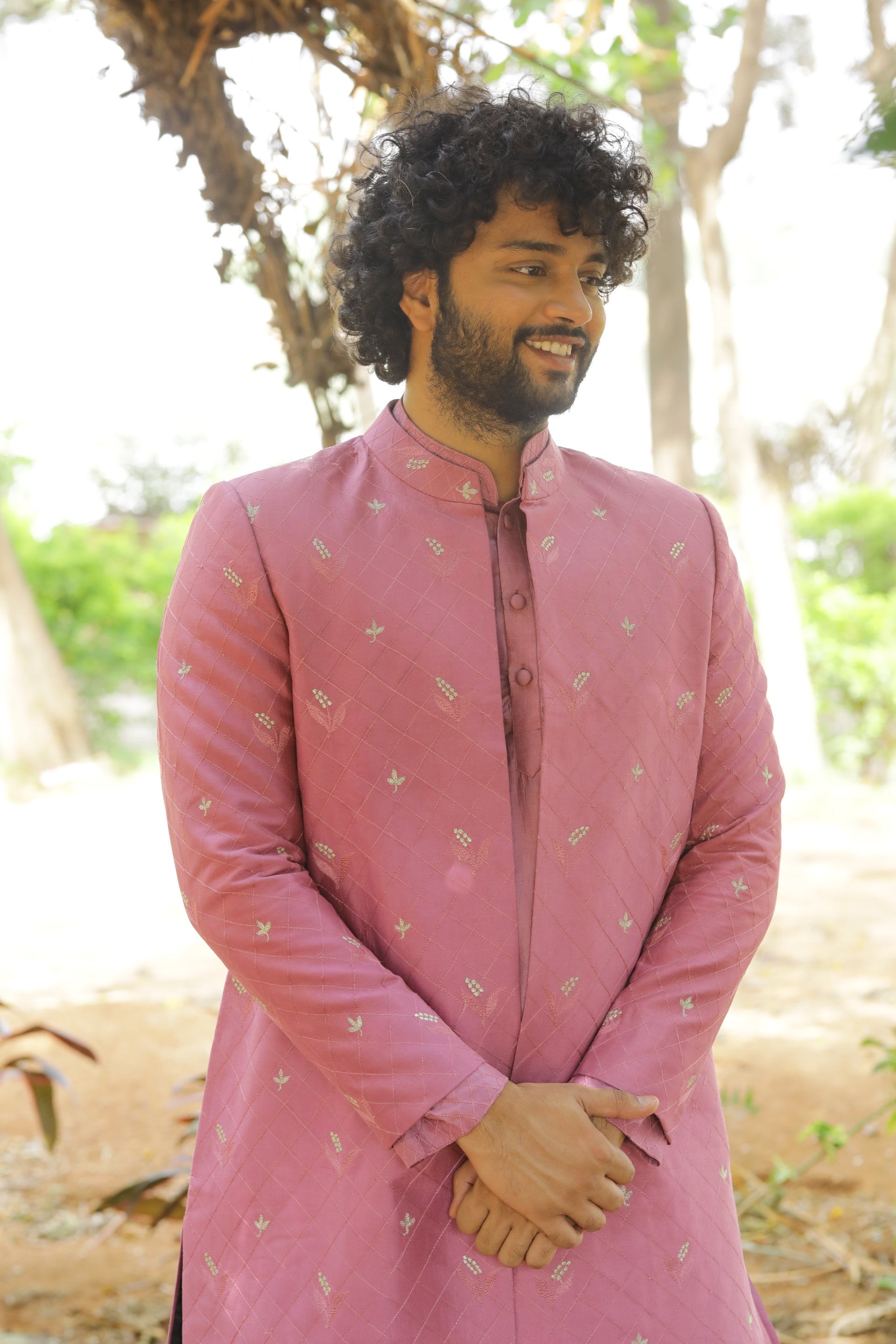 Frein Designer Kurta Jacket Set by Hilo Design | Grocsy