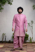 Purple Designer Sherwani by Hilo Design | Grocsy