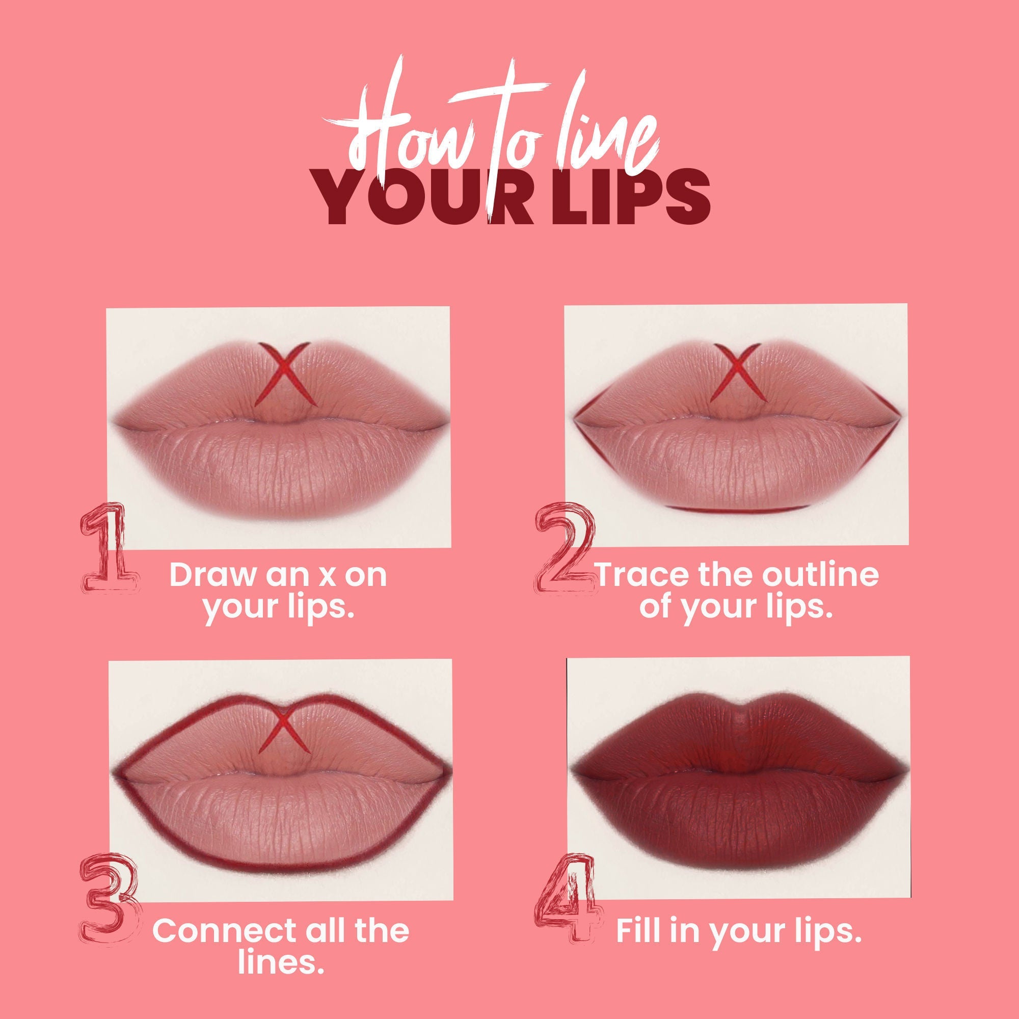 MARS Cosmetics Matte Lip Liner Pack of 10 - Set A | Grocsy