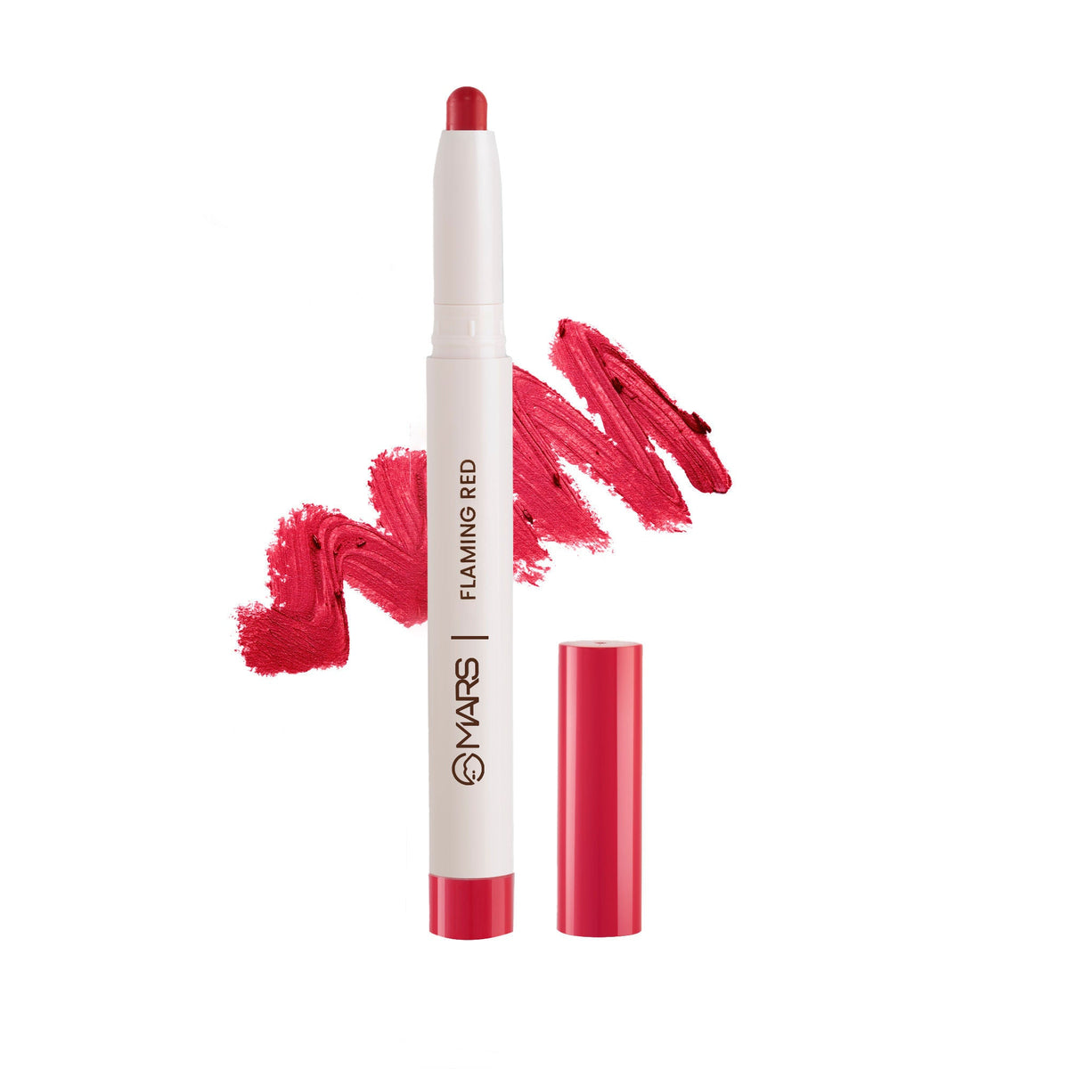 MARS Cosmetics Retractable Poppins Lipstick - Flaming Red -19 | Grocsy