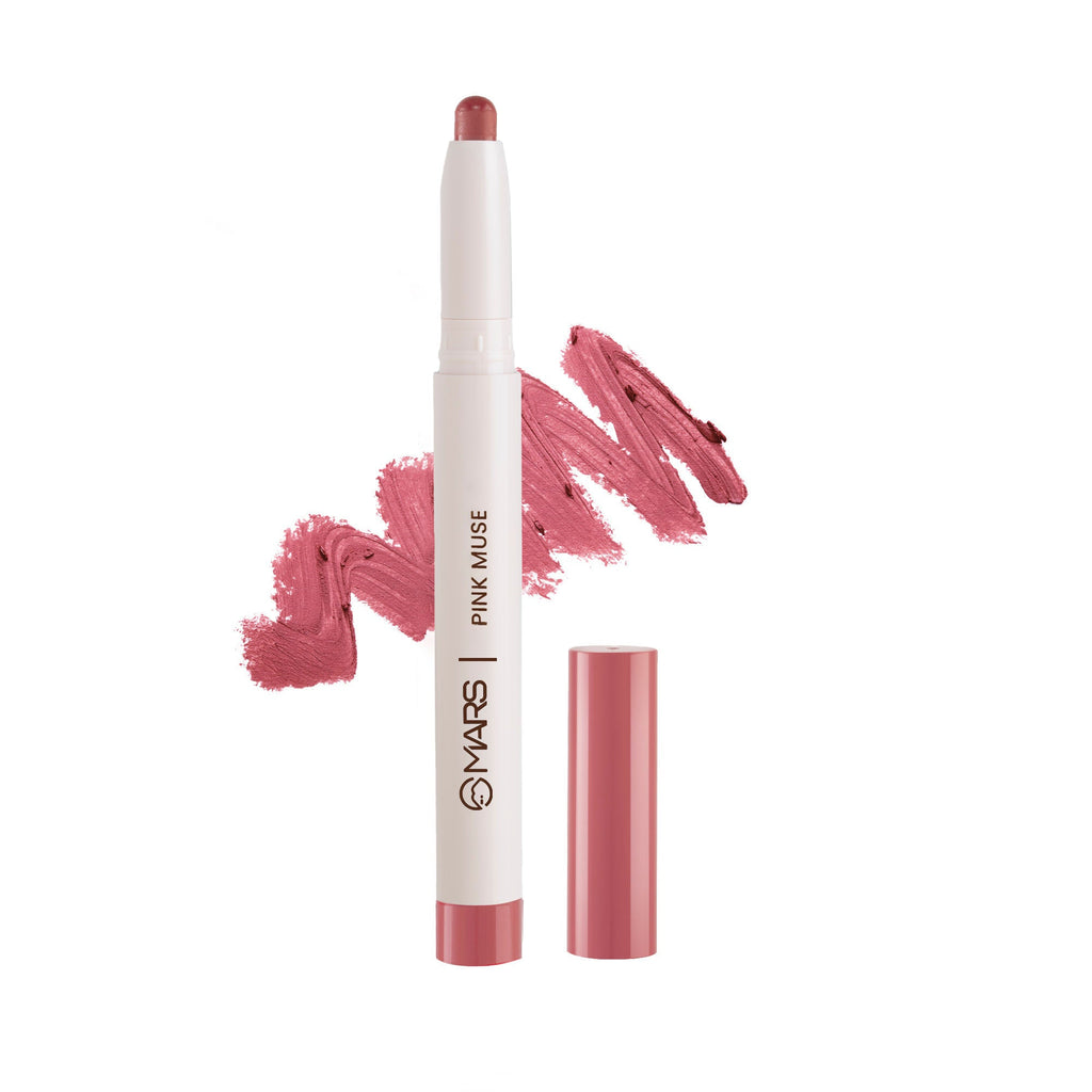 MARS Cosmetics Retractable Poppins Lipstick - Pink Muse - 24 | Grocsy