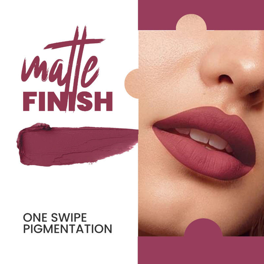 MARS Cosmetics Colorbum Liquid Matte Lipstick - 08-Persian Pink | Grocsy