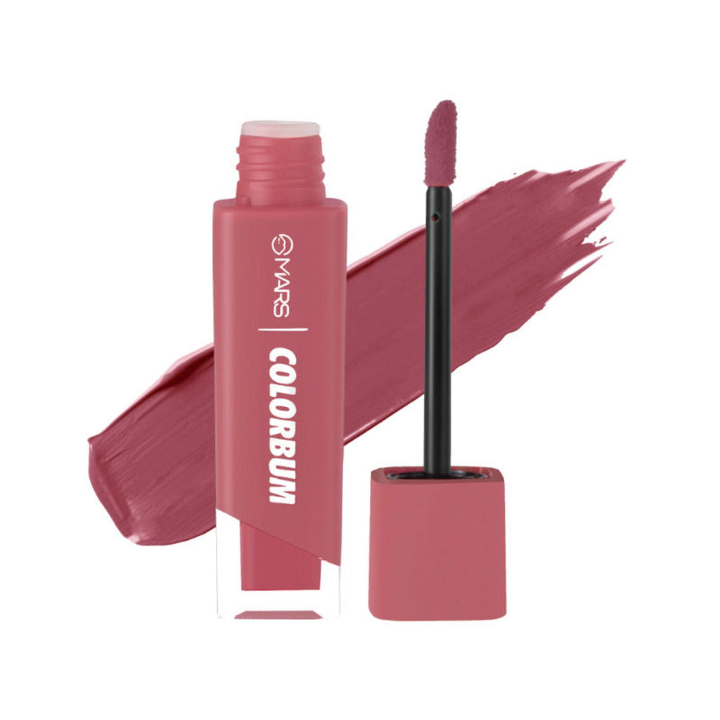 MARS Cosmetics Colorbum Liquid Matte Lipstick - 13-Jaipuri Pink | Grocsy
