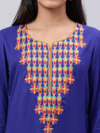 Souchii Women Beautiful Ethnic Motifs Yoke Design Mirror Work Kurta | Grocsy