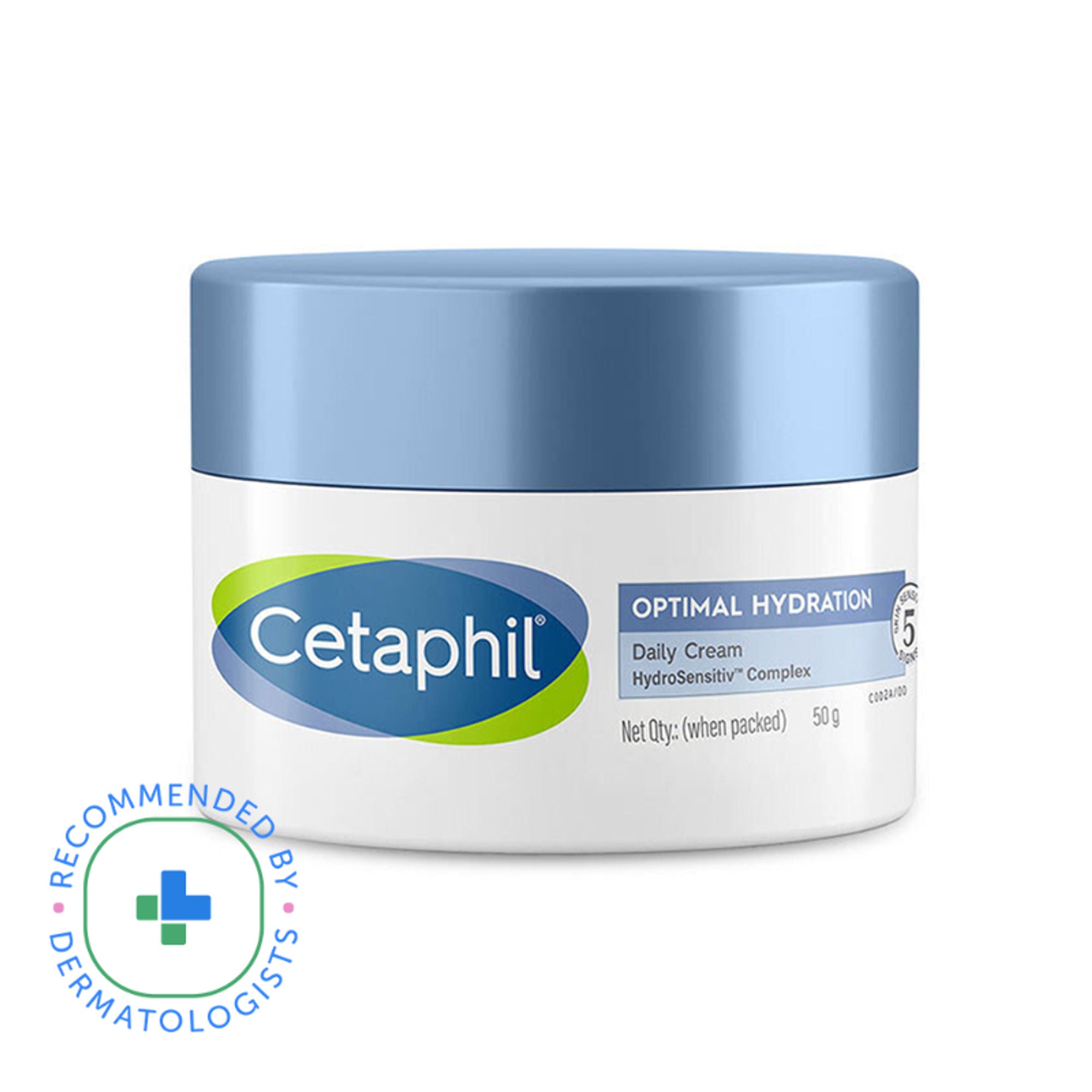 Cetaphil Optimal Hydration Daily Cream, Lightweight, Skin Barrier Protection with Hyaluronic Acid | Grocsy