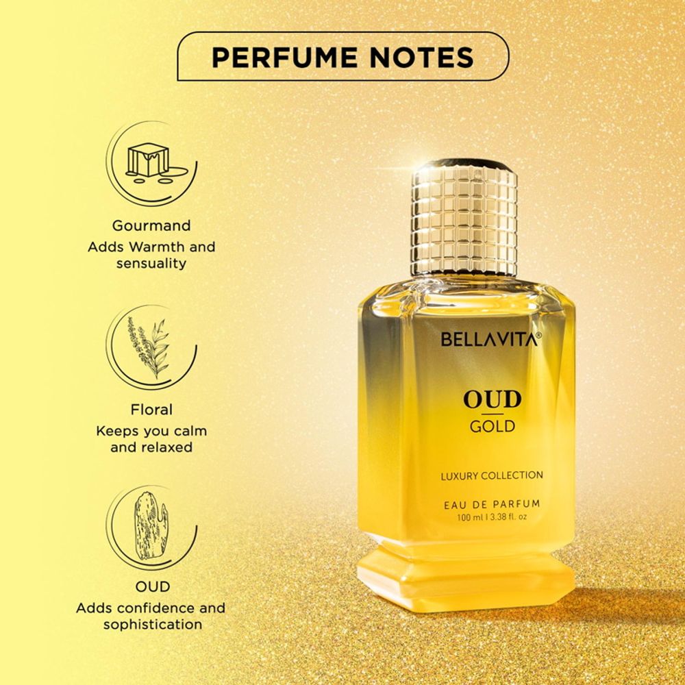Bella Vita OUD GOLD Eau De Parfum For Men | Grocsy