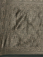 Saree Mall Green Floral Linen Blend Banarasi Saree | Grocsy