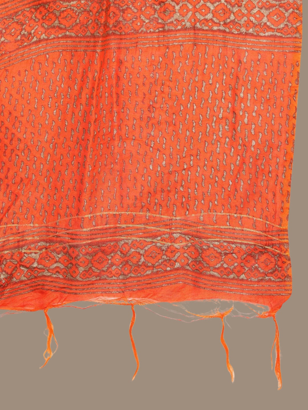 HERE&NOW Ethnic Motifs Printed Thread Work Angrakha Kurta with Palazzos & Dupatta | Grocsy