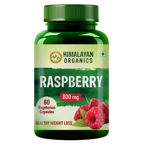 Himalayan Organics Raspberry 800 mg Vegetarian Capsules | Grocsy