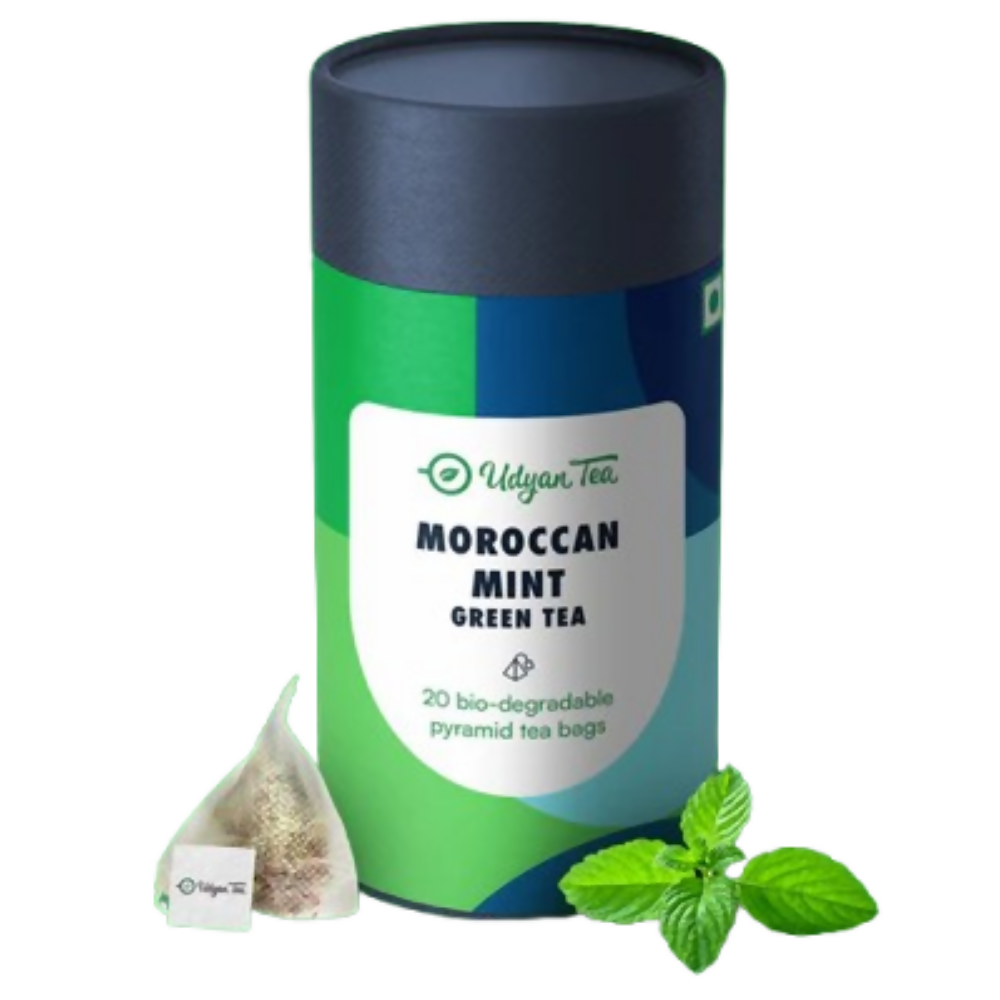 Udyan Tea Moroccan Mint Green Tea | Grocsy