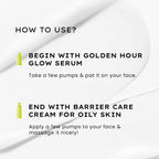 Hyphen By Kriti Sanon Daily Night Care Routine with Glow Serum & Barrier Care Cream For Oily & Combination Skin | Grocsy