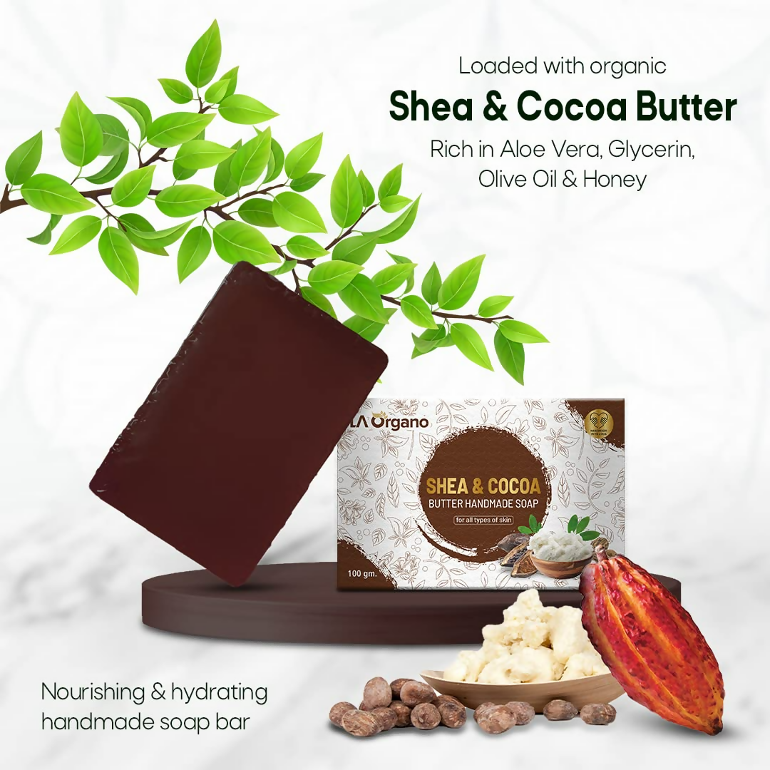 LA Organo Shea & Cocoa Butter Handmade Soap | Grocsy
