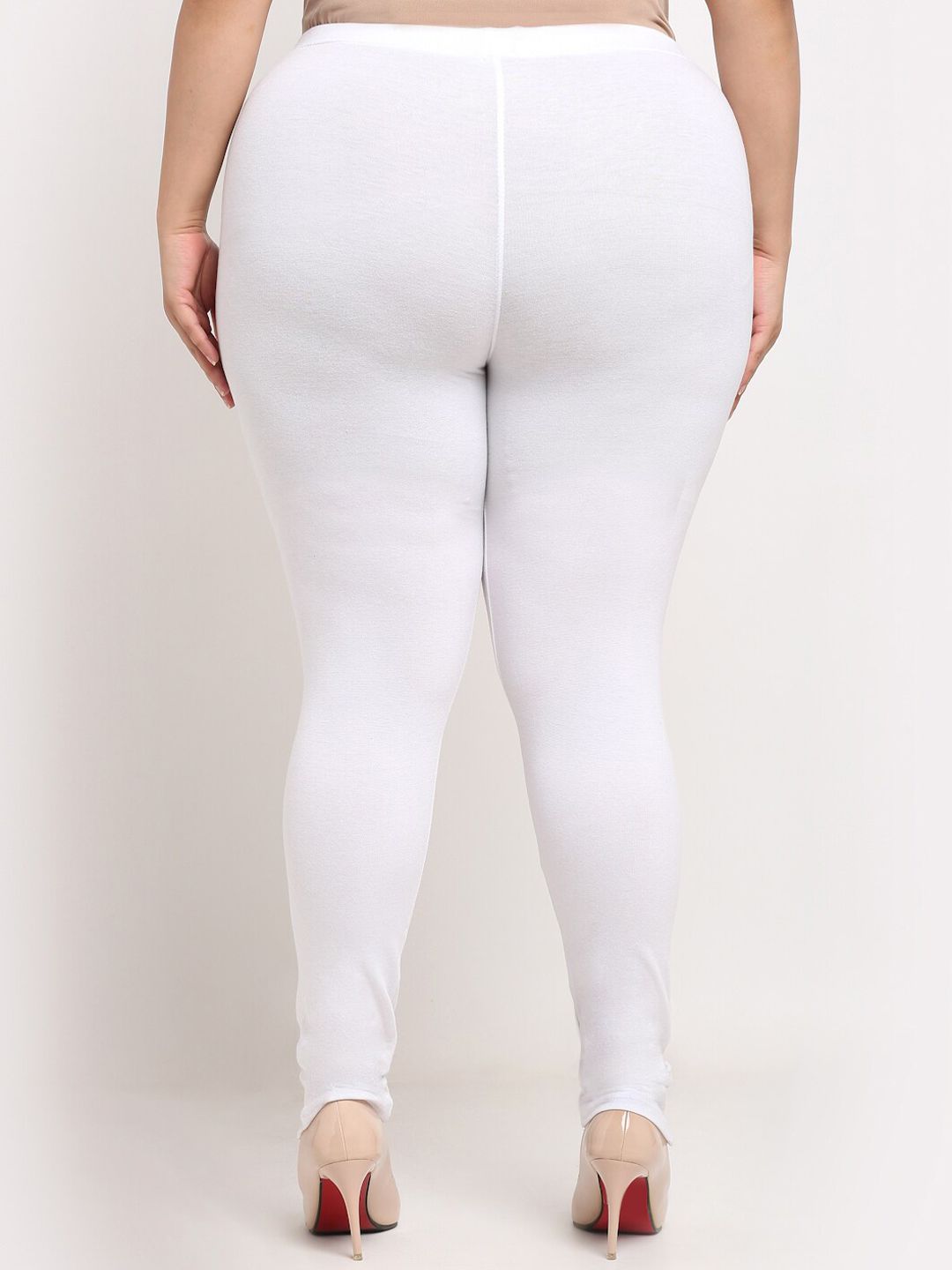 TAG 7 Women Plus Size Ankle Length Cotton Leggings | Grocsy
