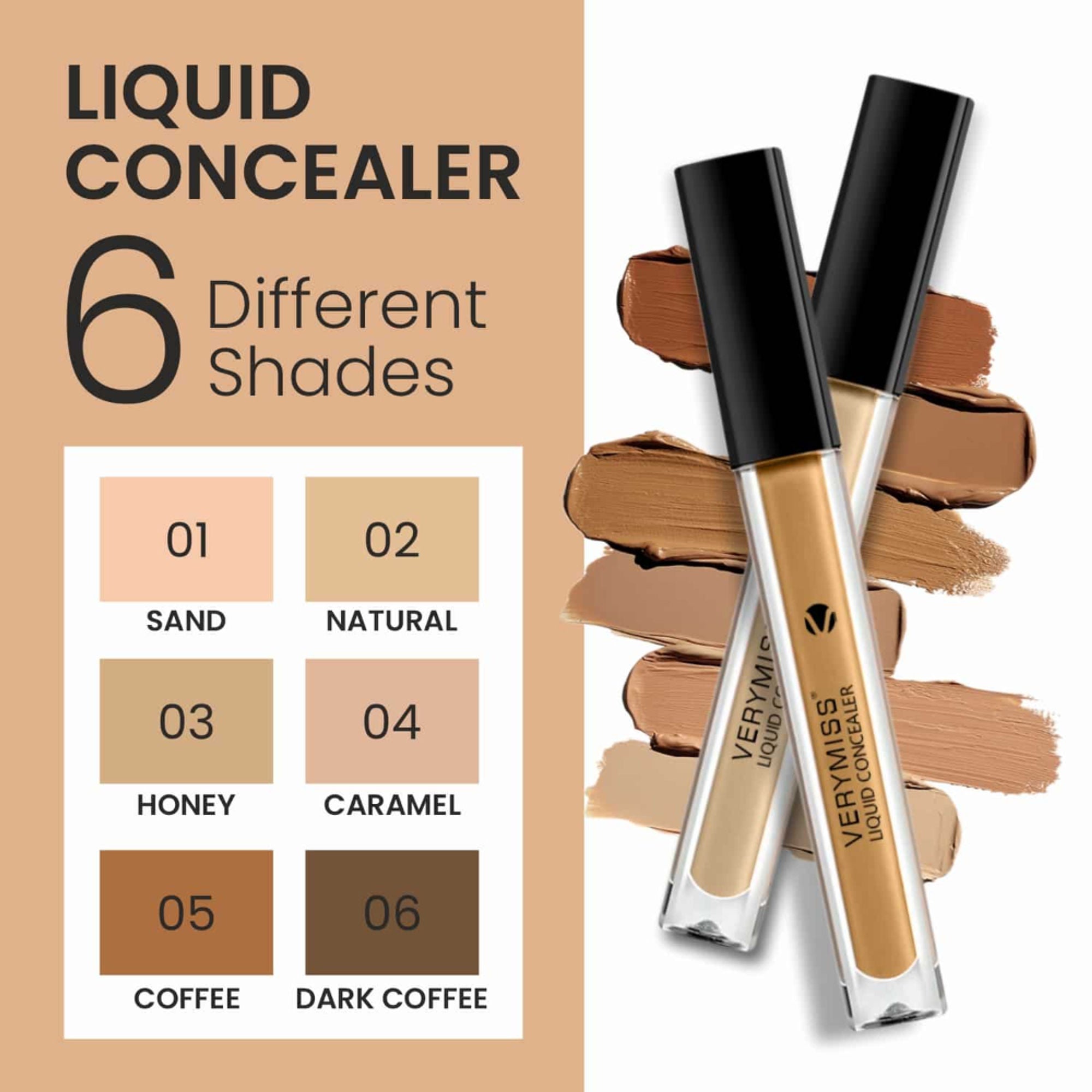 VERYMISS Liquid Concealer - 02 Natural | Grocsy