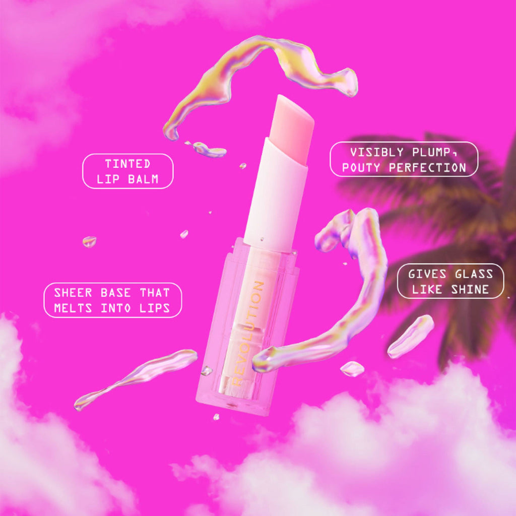 Makeup Revolution Mood Switch Aura Lip Balm - Kiss Pink | Grocsy