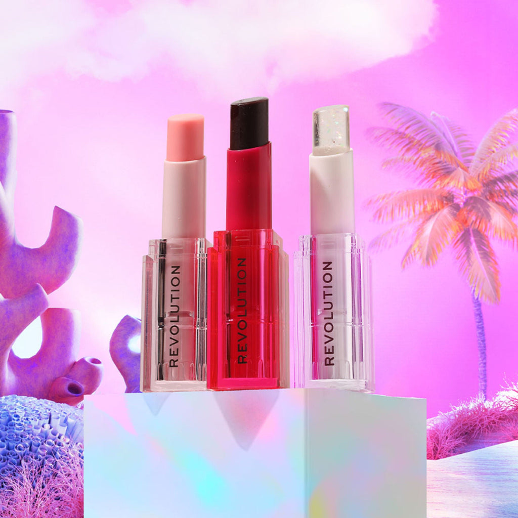 Makeup Revolution Mood Switch Aura Lip Balm - Kiss Pink | Grocsy