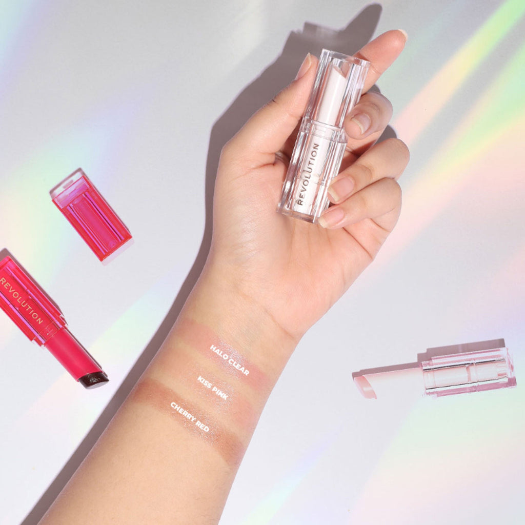 Makeup Revolution Mood Switch Aura Lip Balm - Kiss Pink | Grocsy