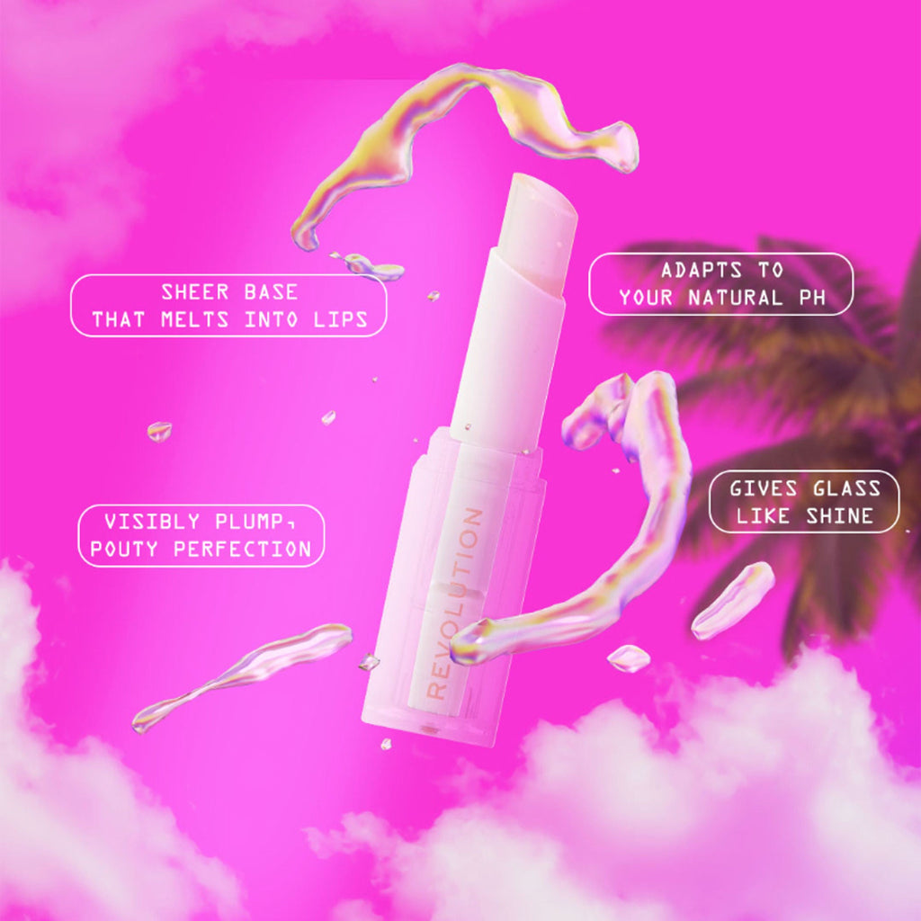 Makeup Revolution Mood Switch Aura Lip Balm - Halo Clear | Grocsy