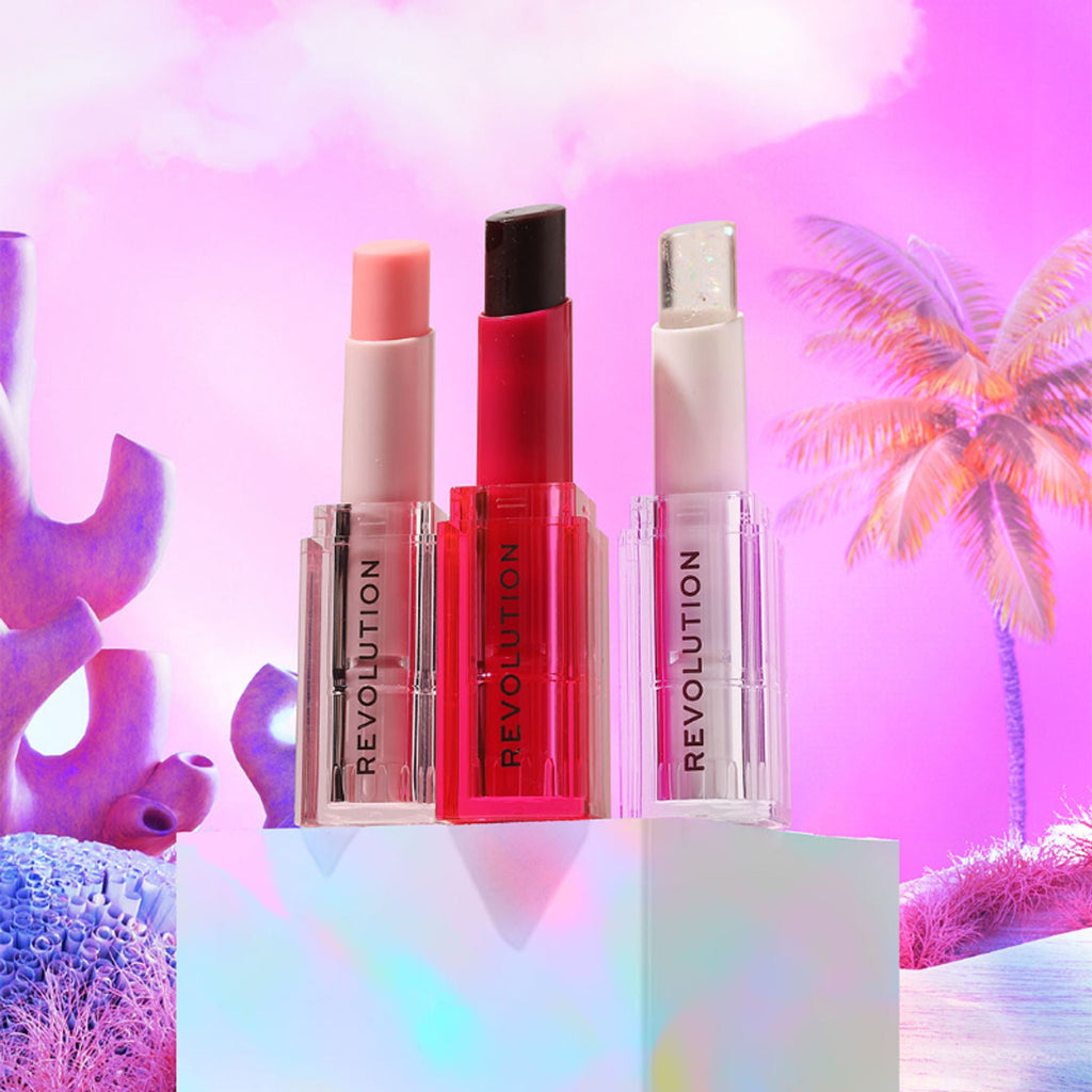 Makeup Revolution Mood Switch Aura Lip Balm - Halo Clear | Grocsy
