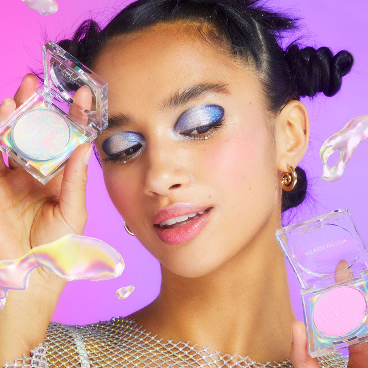 Makeup Revolution Mood Switch Aura Powder - Universal Prism | Grocsy