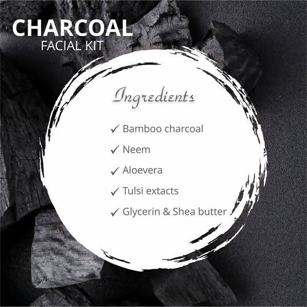 Glamveda Charcoal Purifying & Detox Facial Kit | Grocsy