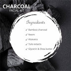 Glamveda Charcoal Purifying & Detox Facial Kit | Grocsy