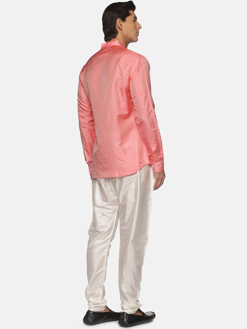 Sethukrishna Men Red Kurta with Pyjamas | Grocsy