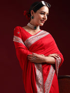 kasee Embroidered Saree | Grocsy