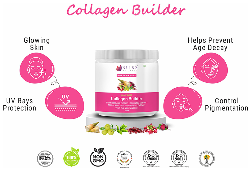 Bliss Welness Collagen Builder Powder | Grocsy