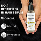The Skin Story Anti Frizz Hair Serum For Smooth Shiny Silky Hair with Vit E Argan Oil | Grocsy