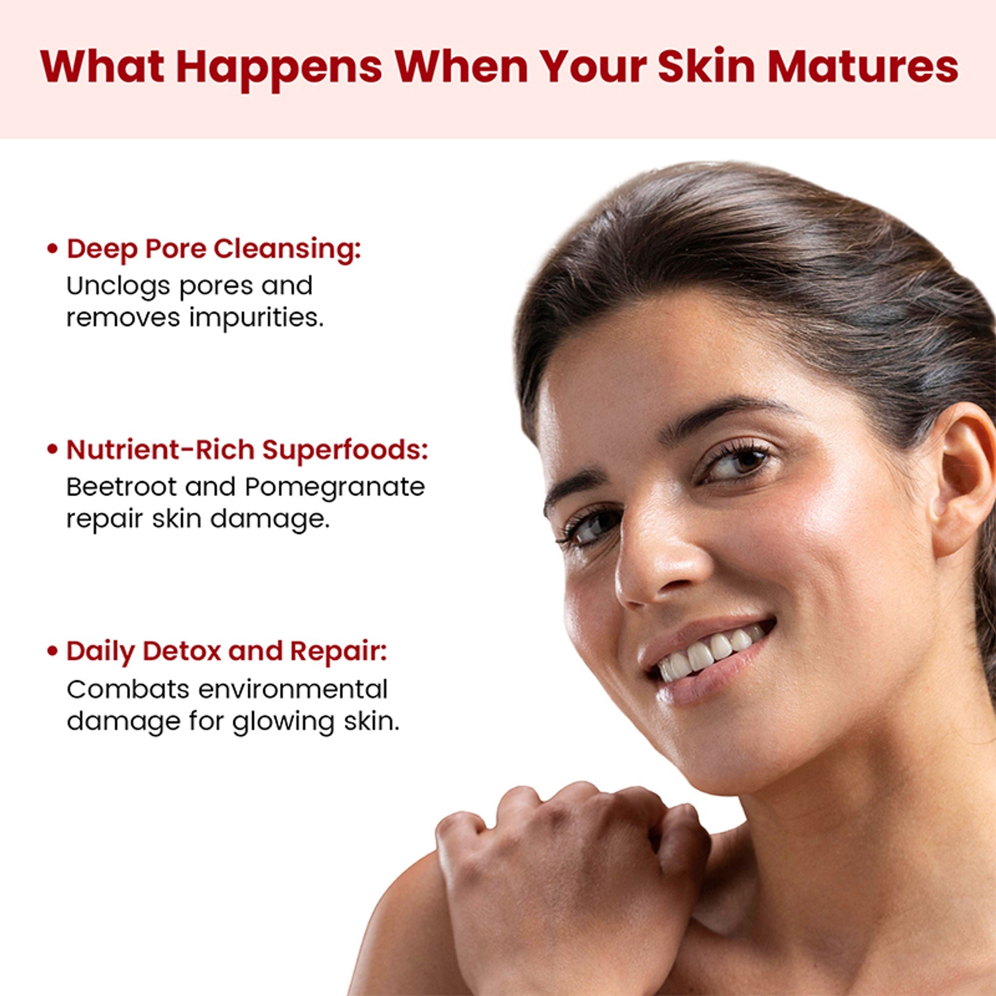 The Skin Story Beetroot Glow Foaming Face Wash For Dark Spots Anti-Aging Cleanses | Grocsy
