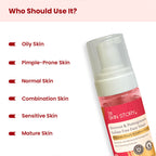 The Skin Story Beetroot Glow Foaming Face Wash For Dark Spots Anti-Aging Cleanses | Grocsy