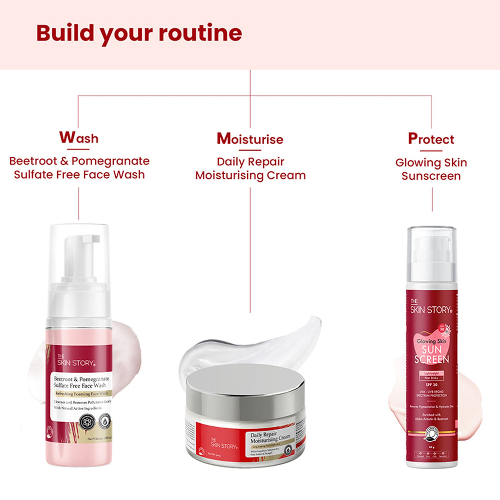 The Skin Story Beetroot Glow Foaming Face Wash For Dark Spots Anti-Aging Cleanses | Grocsy