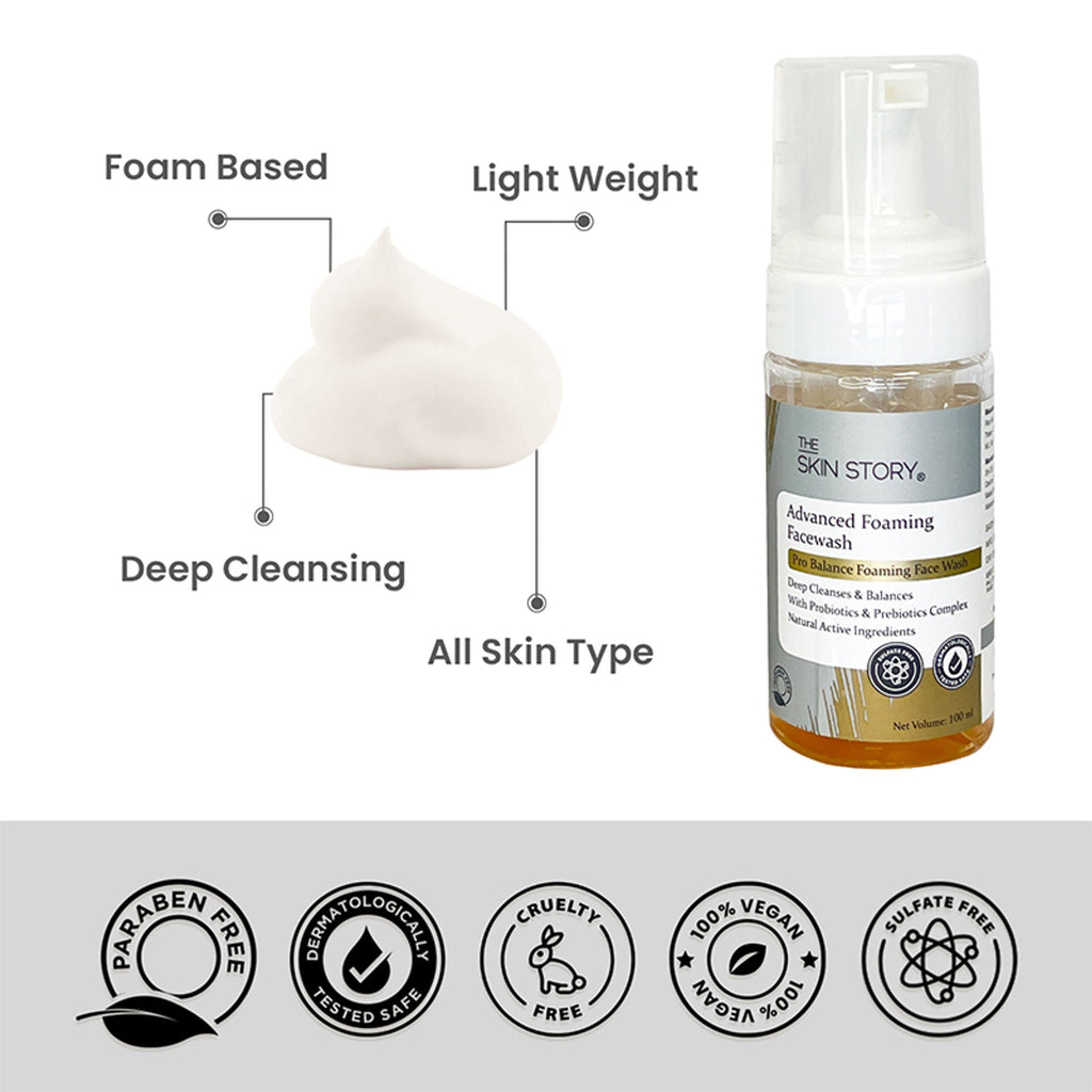 The Skin Story Sulphate Free Foaming Face Wash | Grocsy