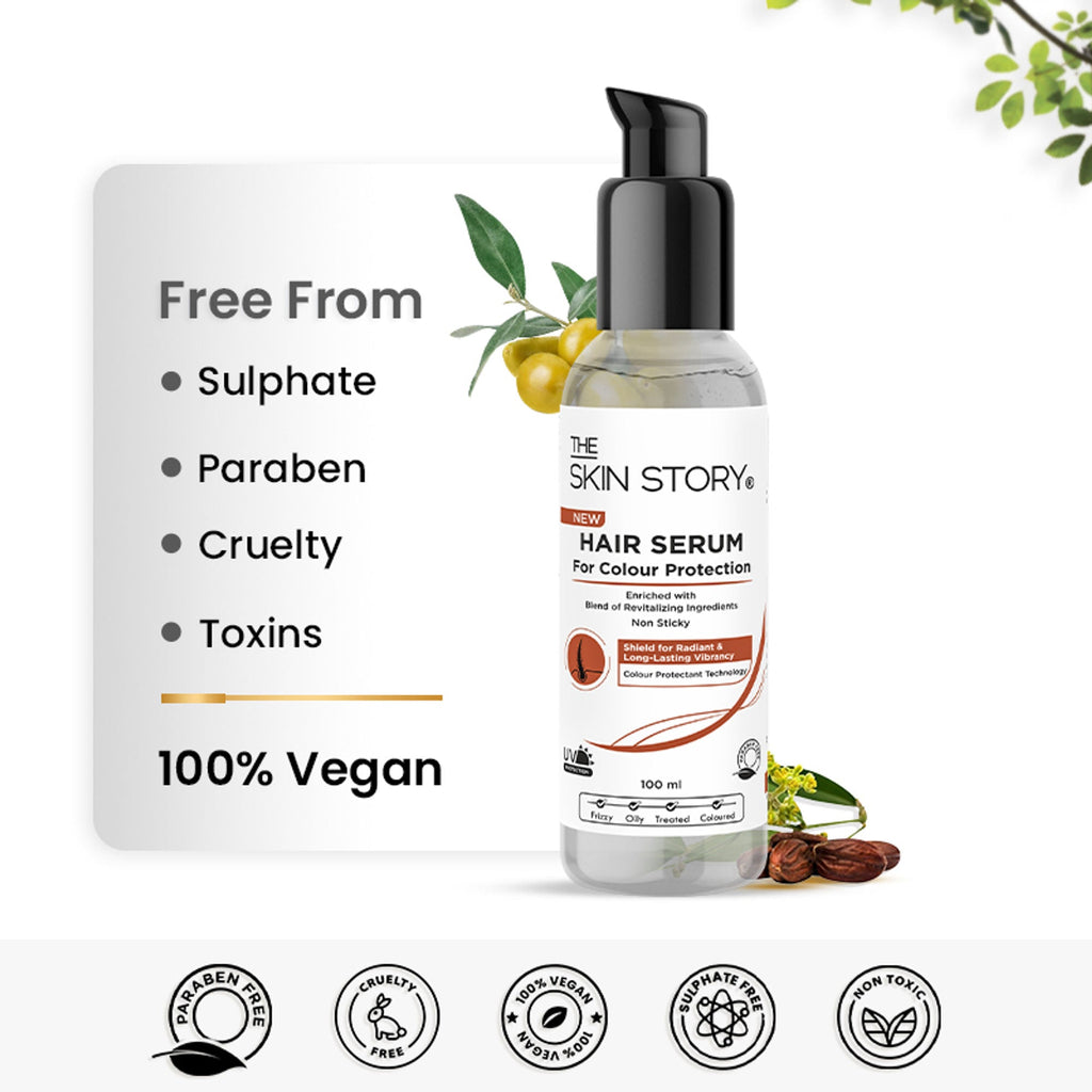 The Skin Story Colour Protection Anti Frizz Hair Serum | Grocsy