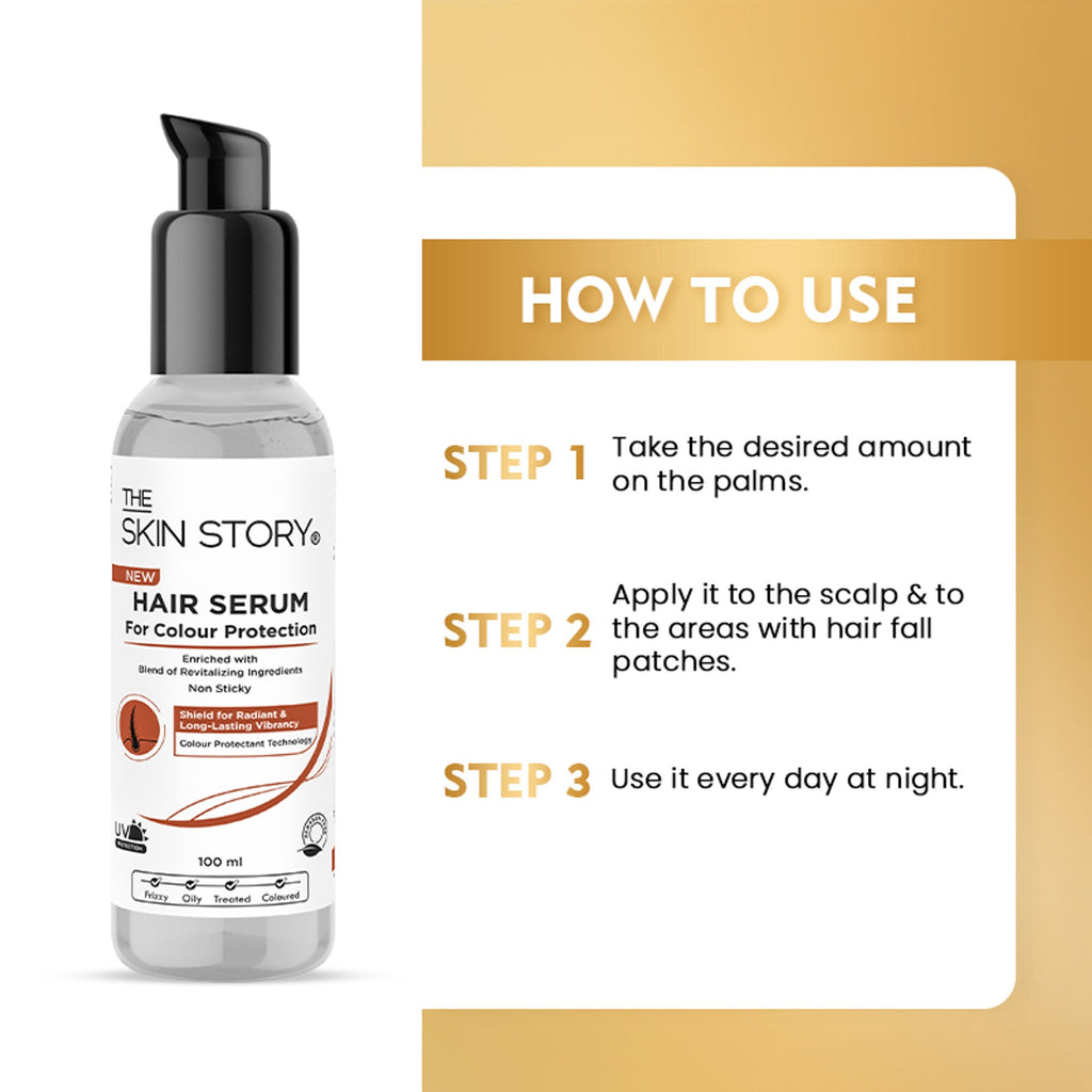 The Skin Story Colour Protection Anti Frizz Hair Serum | Grocsy