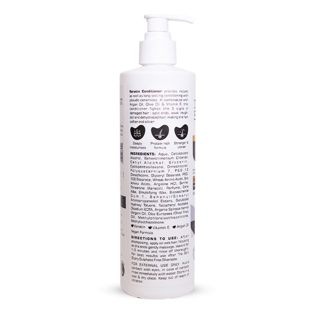 The Skin Story Sulphate Free Keratin Conditioner For Coloured Dry Frizzy Damaged Hair With Vitamin E | Grocsy