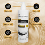 The Skin Story Sulphate Free Keratin Conditioner For Coloured Dry Frizzy Damaged Hair With Vitamin E | Grocsy