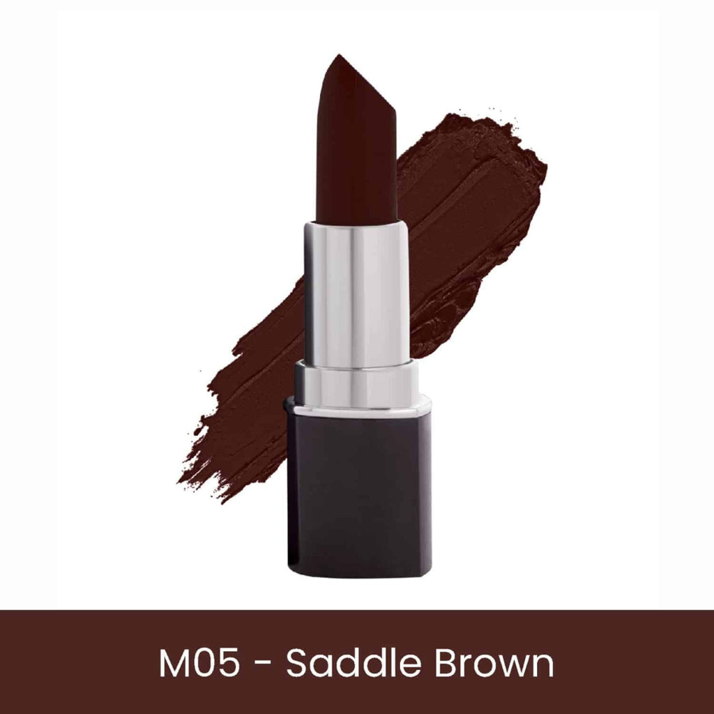 VERYMISS Matte & Satin Lipstick - M05 Saddle Brown | Grocsy