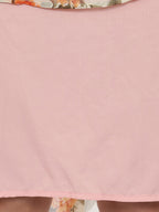 Souchii Women Cream-Coloured Printed A-Line Dress | Grocsy
