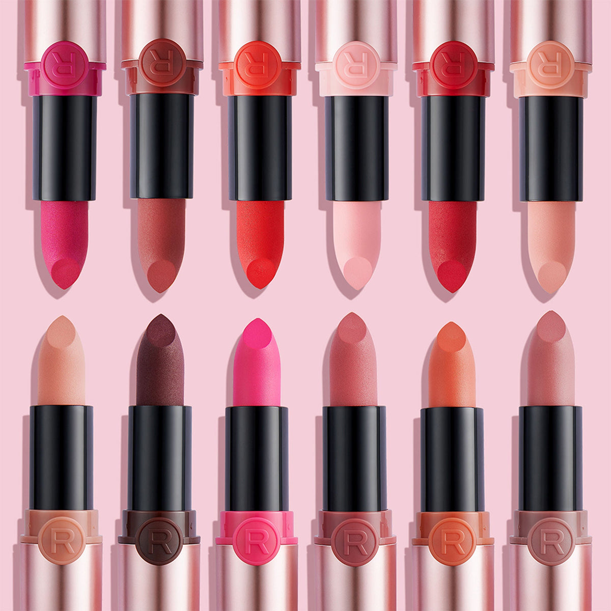 Revolution Powder Matte Lipstick - Teddy | Grocsy