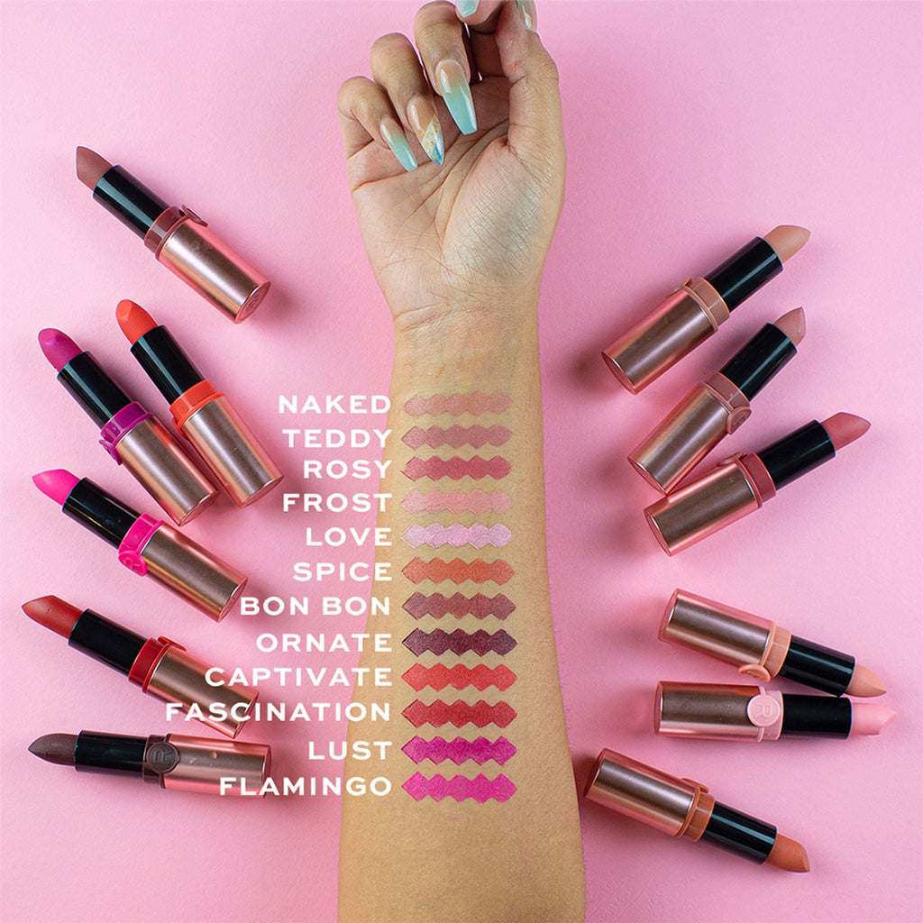Revolution Powder Matte Lipstick - Rosy | Grocsy