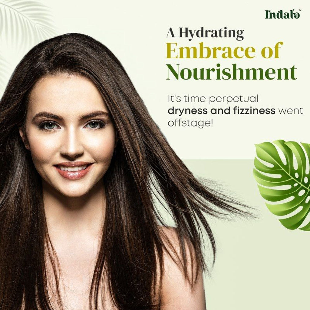 Indalo Banana Hibiscus Conditioner For Dry & Frizzy Hair | Grocsy