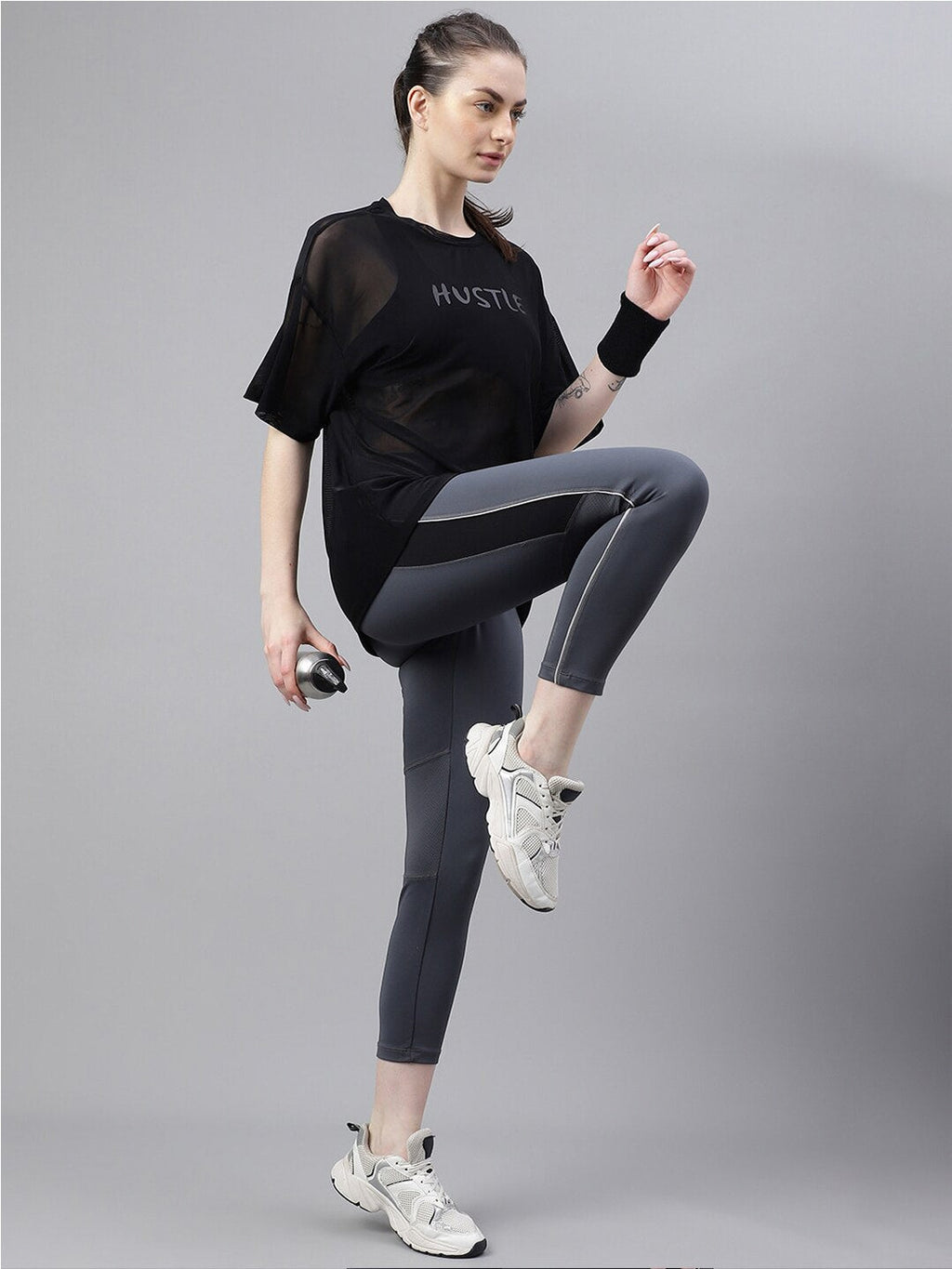 MKH Typography Printed Relaxed Fit Dri-FIT T-shirt | Grocsy