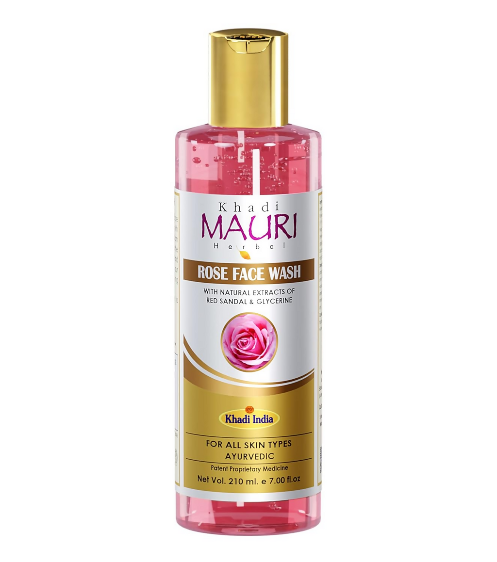 Khadi Mauri Herbal Rose Face Wash | Grocsy