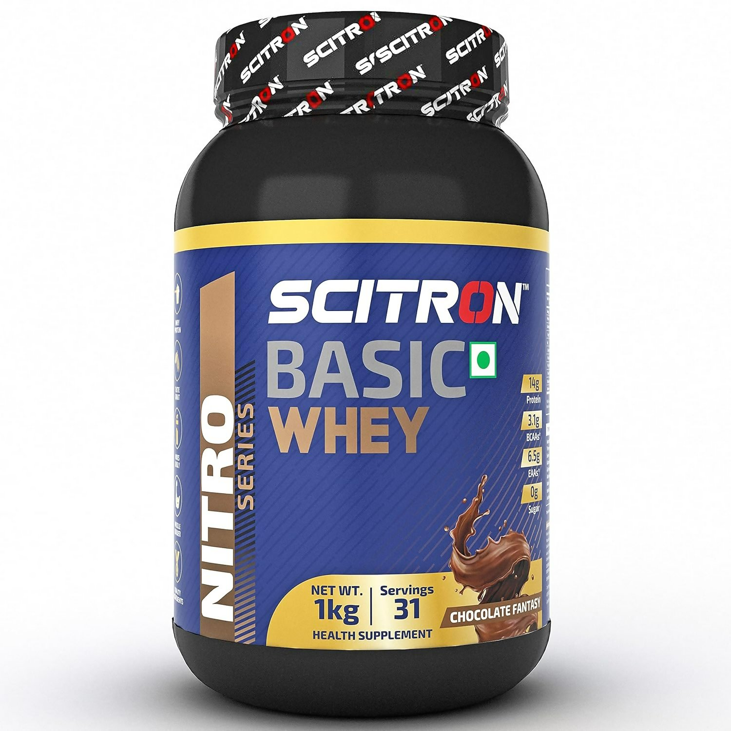 Scitron Nitro Series BASIC Whey Protein Chocolate Fantasy | Grocsy
