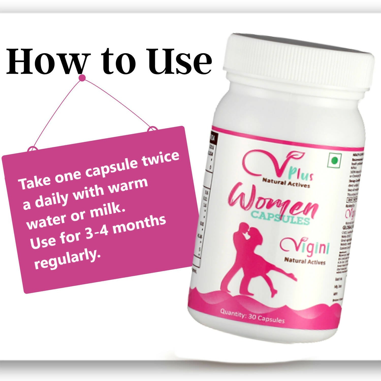 Vigini Natural Actives Performance Women Capsules | Grocsy