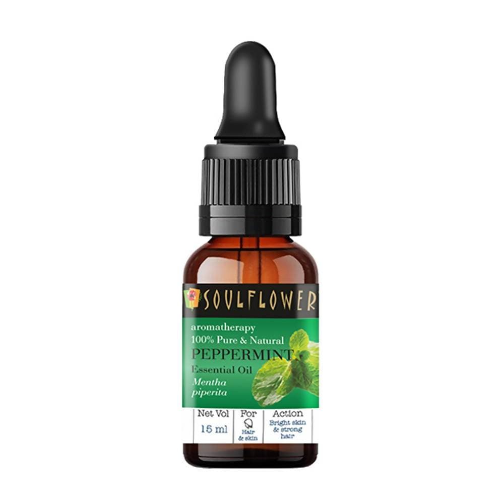 Soulflower Peppermint Essential Oil | Grocsy